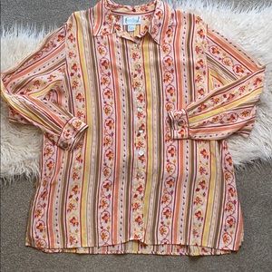 SALE Diane Von Furstenberg xxl silk blouse